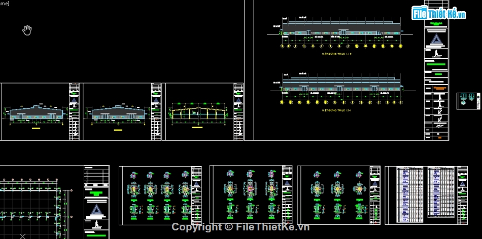 file cad nhà xưởng thép zamil,bản vẽ cad nhà xưởng,mẫu bản vẽ nhà xưởng,file cad nhà xưởng,Bản vẽ xưởng công nghiệp,File cad nhà xưởng 48x10.8m